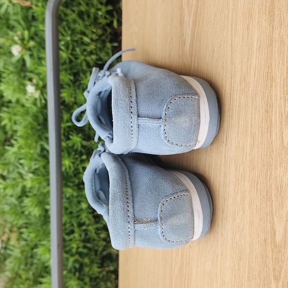 Minnetonka light blue suede moccasins size 7 - Picture 4 of 11